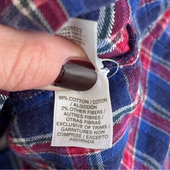 Victoria's Secret Y2K Blue and Pink Plaid Pajama Set, sz L, great condition - Picture 8 of 16